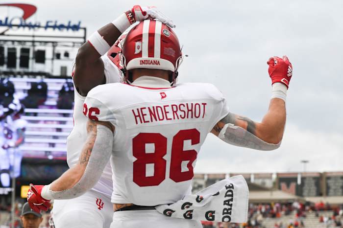 Indiana tight end Peyton Hendershot